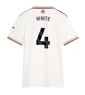 Arsenal Ben White #4 Tredjetrøje Dame 2025-26 Kortærmet